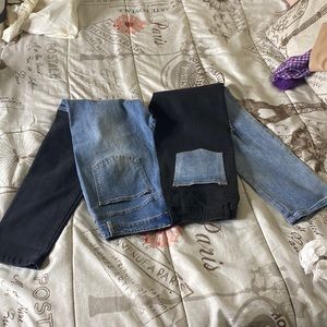 Nice never worn fashion nova color block jeans